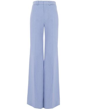 Chloé Casual Trousers With Belt Loops - Blue