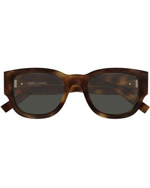 Saint Laurent Sl M174 Tortoiseshell-Effect Sunglasses - Multicolor