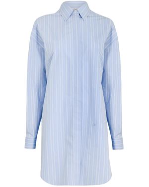 Off-White c/o Virgil Abloh Poplin Zip Shirt Ld99 - Blue