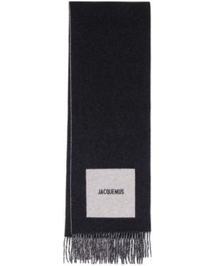 Jacquemus The Rond Carré Scarf - Black