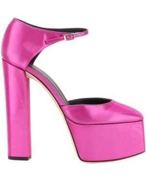 Giuseppe Zanotti Bebe Platform Ankle Strap Court Shoes - Pink