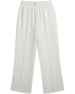Jil Sander Elastic Waist Casual Trousers - White