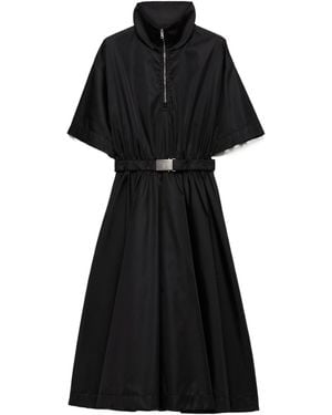 ワンピース Prada Sand Cotton Shirt Dress Prada off-shoulder Cotton Shirt Dress | White | FARFETCH