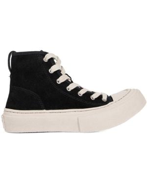 Ann Demeulemeester Sarin Vulcanized Mid-Top Sneakers - Black