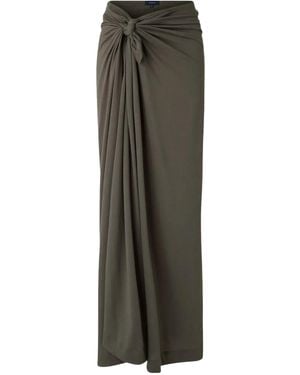 Soeur Pleated Waist Skirt - Green