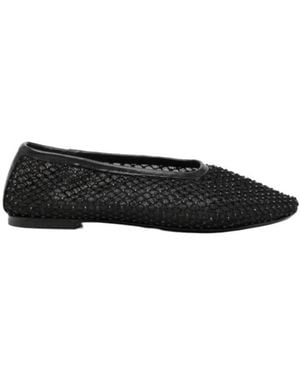 STAUD Alba Ballet Flat - Black