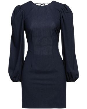 Ganni Solid-Color Bodycon Dress - Blue