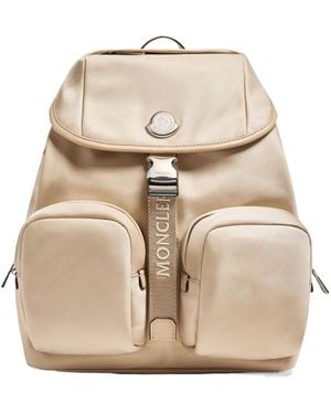 Moncler New Trick Water-Repellent Backpack - Natural
