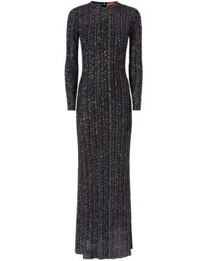 Missoni Striped Sequin Knitted Dress - Black