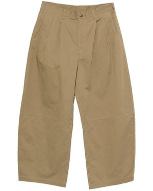 Comme des Garçons Belt-Loop Trousers - Natural