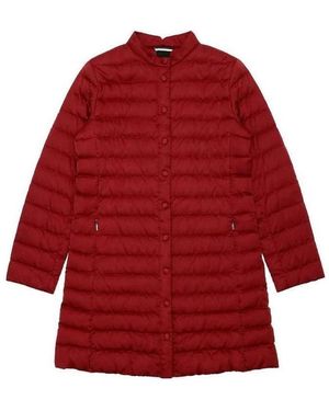 Weekend by Maxmara Logo Quilted Down Jacket - Red