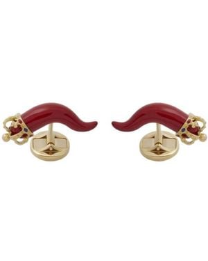 Dolce & Gabbana Good Luck Cufflinks - White