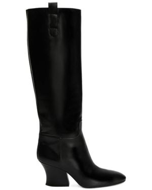 Jil Sander Lune Knee-High Boot - Black