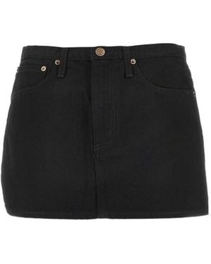 Agolde Keira Mini Skirt - Black
