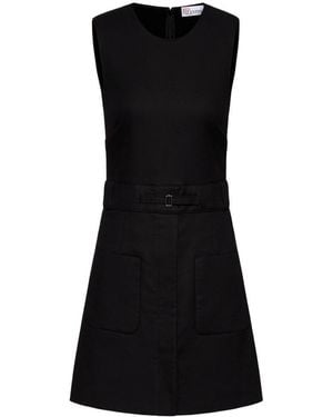 RED Valentino Logo Jumpsuit - Black