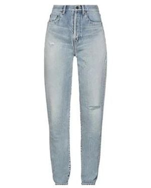 Saint Laurent Light-Colored Jeans - Blue