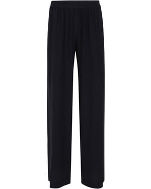 Gianluca Capannolo Elastic-Waist Wide-Leg Pants - Blue