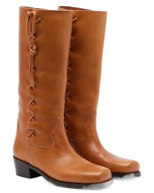 Paris Texas Versatile Long Boots - Brown
