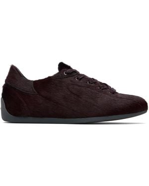 Paloma Wool Brushed-Effect Lace-Up Sneakers - Brown