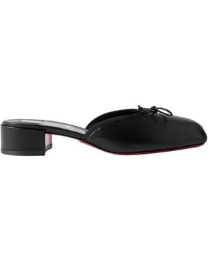 Christian Louboutin Bow Muller Shoes - Black