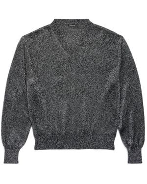 Balenciaga Long-Sleeved Knitwear - Grey