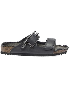 DIESEL D-Woodstock D Buckle Sandals - Black