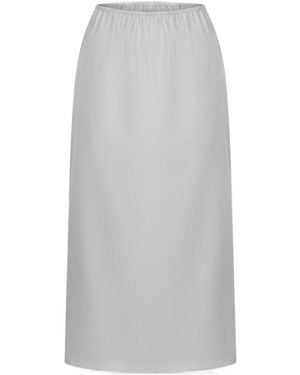 Rier Straight Skirt - Grey