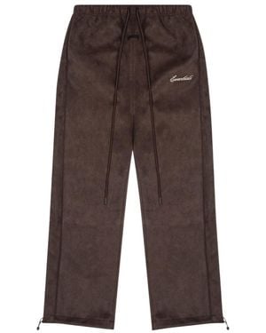 Fear Of God Essentials Drawstring Track Trousers - Brown