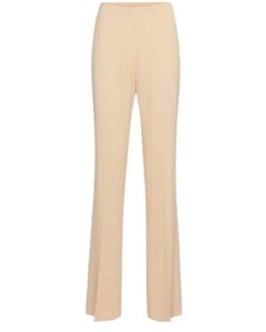 Petar Petrov High-Rise Wool Trousers - Natural