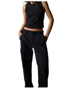James Perse Cropped Tank Top - Black