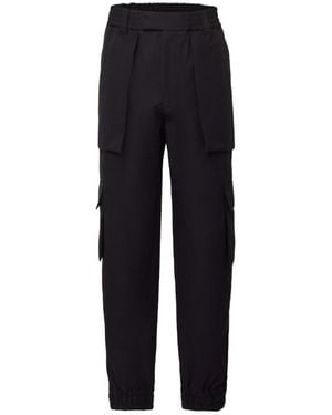 McQueen Mid-Rise Cargo Trousers - Blue
