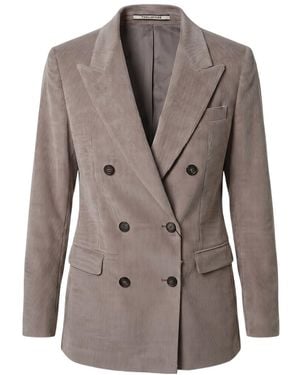 Tagliatore Double-Breasted Long-Sleeved Jacket - Brown