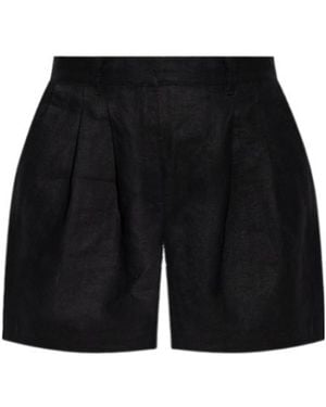 Posse Pleated Shorts - Black