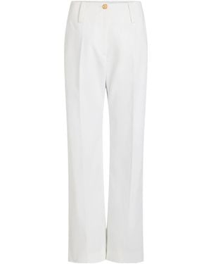 Patou Straight-Leg Pants - White