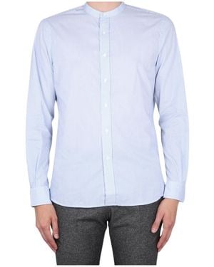 Aspesi Striped Buttoned Shirt - Blue