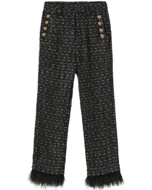 Marissa Chiara Sequined Pants - Black