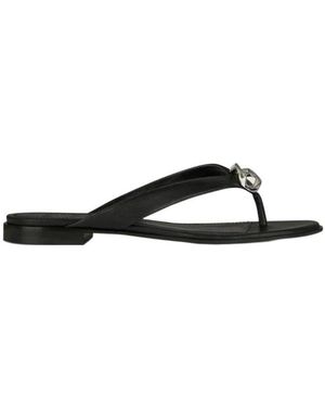 Givenchy G Chain Buckle Sandals - White