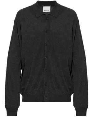 Isabel Marant Long-Sleeved Button-Down Cardigan - Black