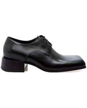 Balenciaga Work Derby Shoes - Black