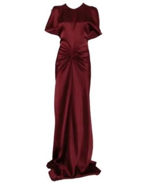 Victoria Beckham Gathered Maxi Dress