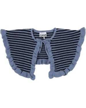 Ganni Scarves Foulards - Blue