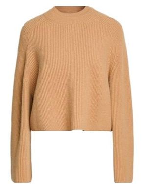 Max Mara Solid-Color Knitted Top - Natural
