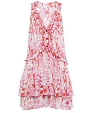 Poupette Mae Printed Minidress - Pink