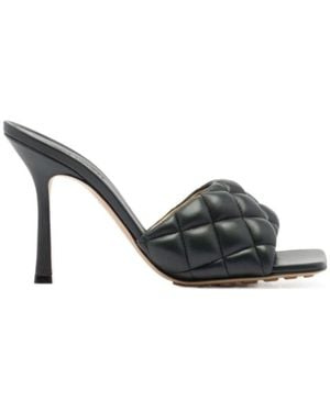 Bottega Veneta Padded Slip-On Mules - Black