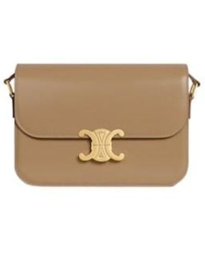 Celine Classique Triomphe Bag - Natural