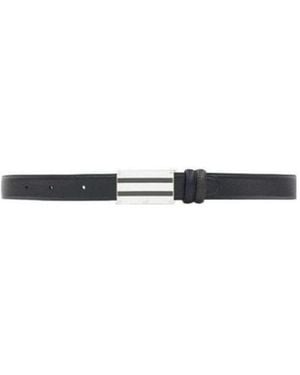 dunhill Logo Belt - White