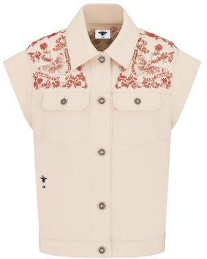 Dior Embroidered Jacket - Natural