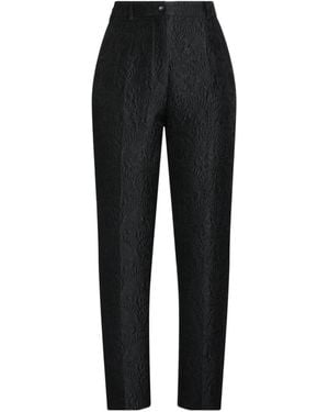 Dolce & Gabbana Simple Tapered Pants - Black