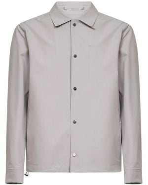 Herno Long-Sleeved Buttoned Shirt - Grey