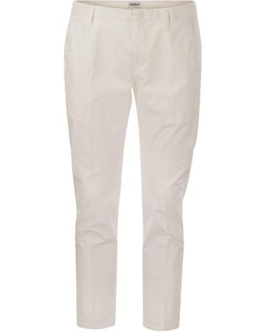 Dondup Alfredo Slim Fit Pants - Gray